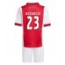 Ajax Steven Berghuis #23 Dětské Oblečení Domácí Dres 2025-26 Krátkým Rukávem (+ trenýrky)